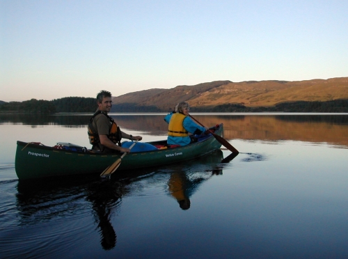Canoeing on Loch Awe