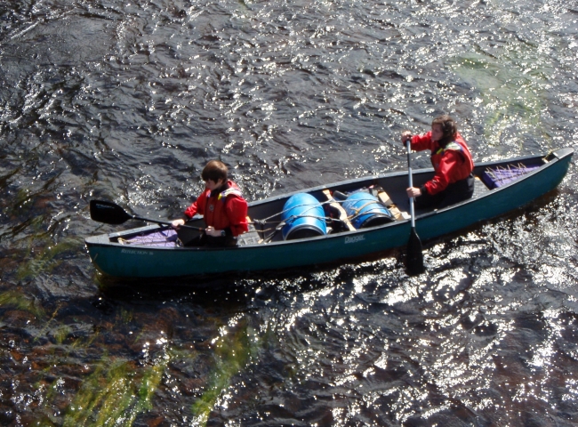 Canoe river expedition