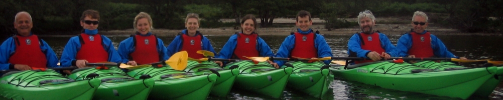 Kayaks on Loch Lomond